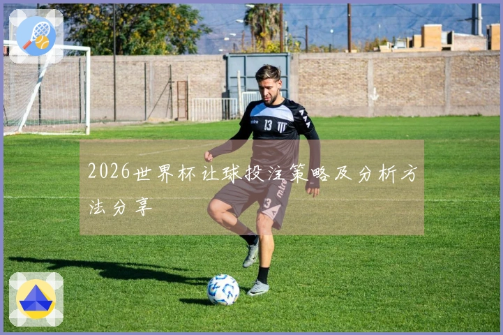 2026世界杯让球投注策略及分析方法分享